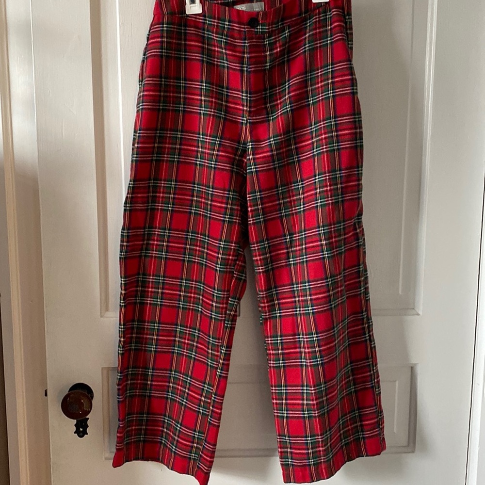 ASOS plaid wide leg pants